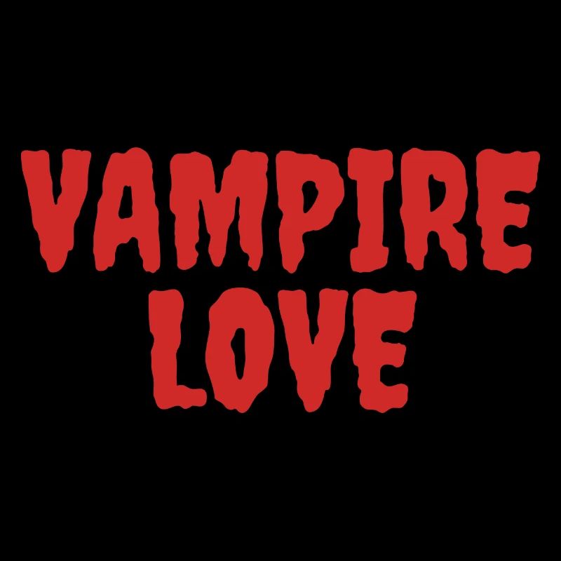 Vampire Love Halloween Artwork