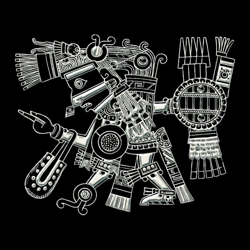 Maya God, Mexico, Warrior, DD