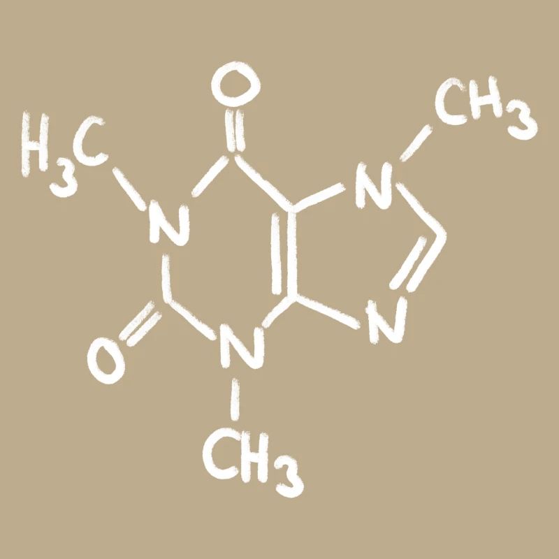 Caffeine Chalk Molecule