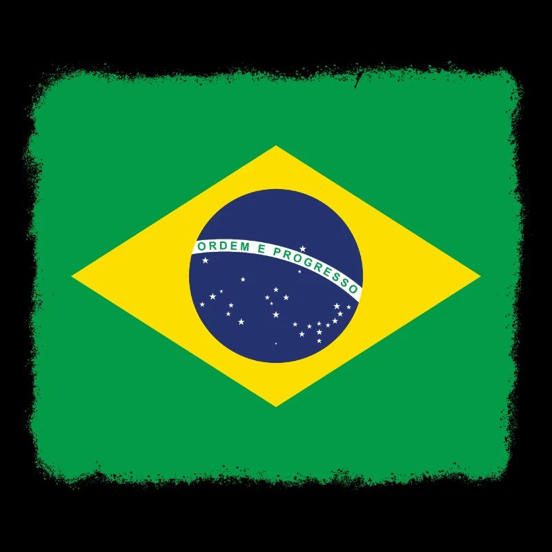 Drapeau du Brésil Drapeau de l’Amérique du Sud