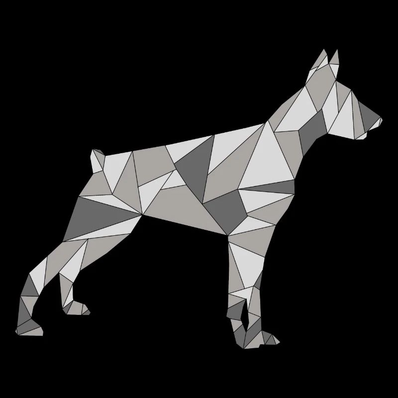 DOBERMAN GÉOMÉTRIQUE