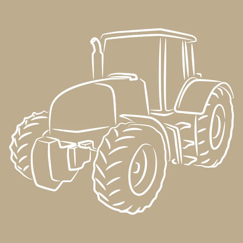 Traktor Skizze