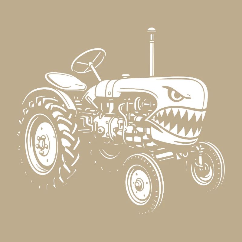 Shark Tractor Attack