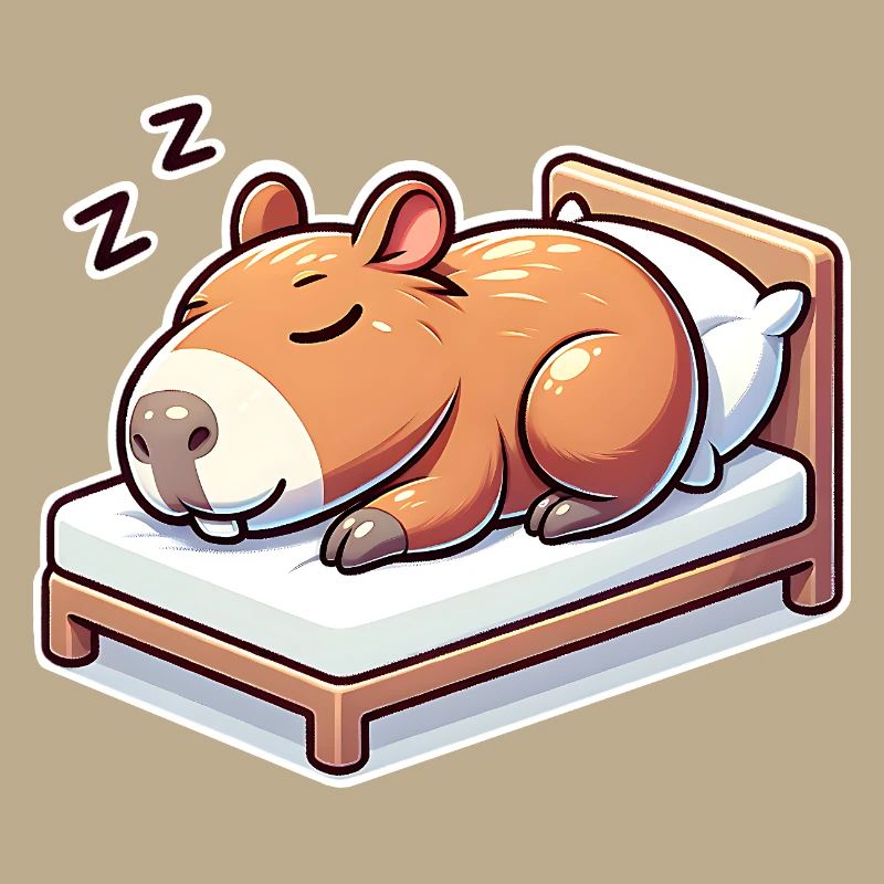 Sleeping Capybara