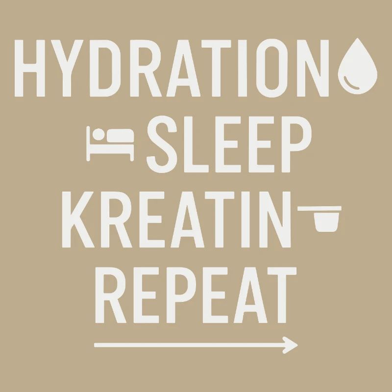 Hydratation Sommeil Créatine Répéter