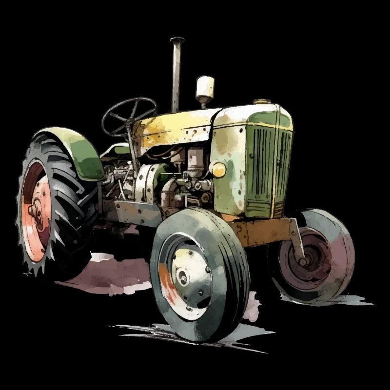 Old-fashioned tractor n°2