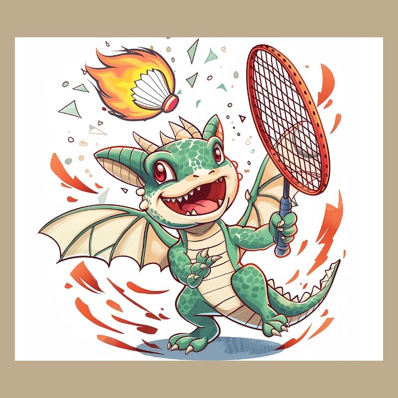 Badminton Drache