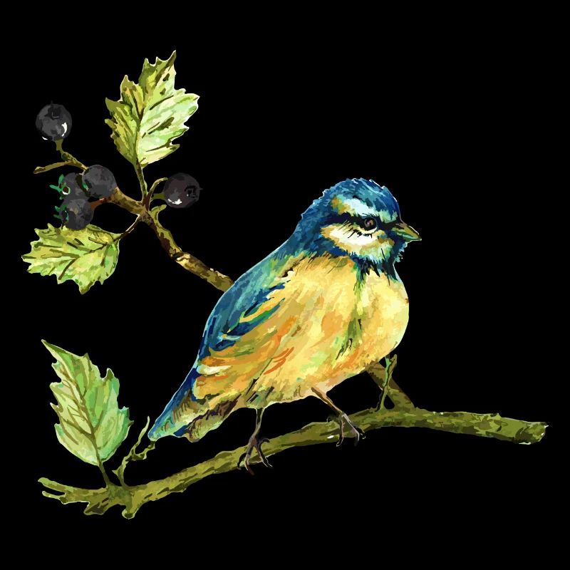 Bunter Vogel