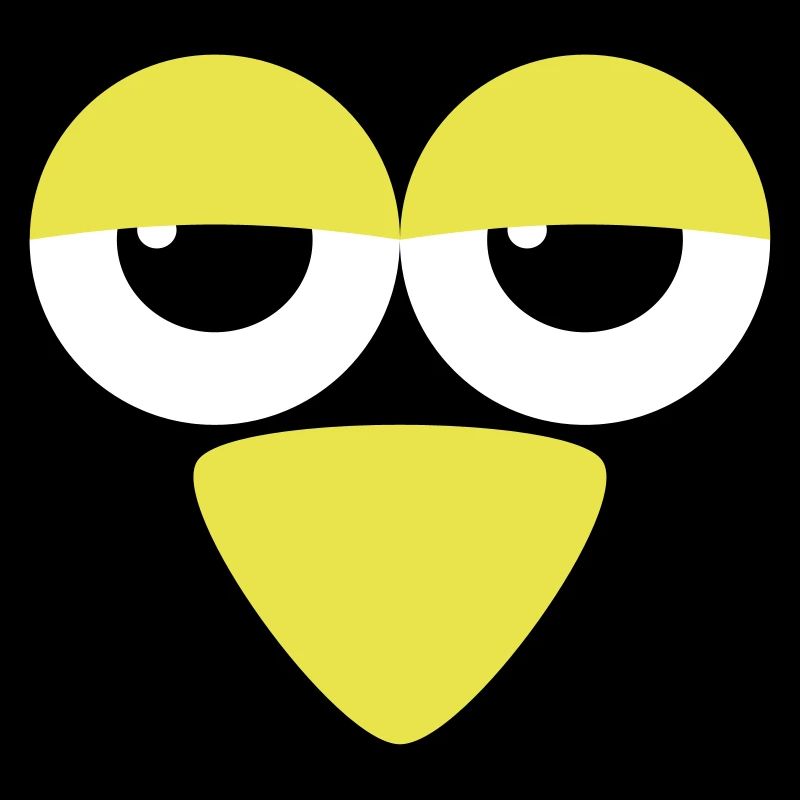 Eyes with beak