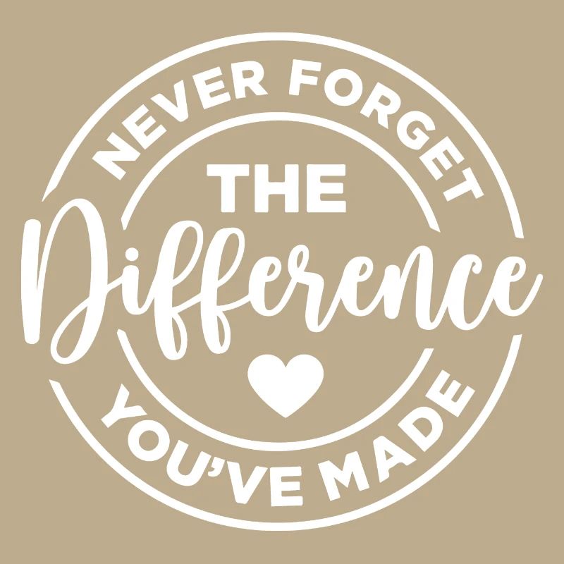 Never Forget the Difference
