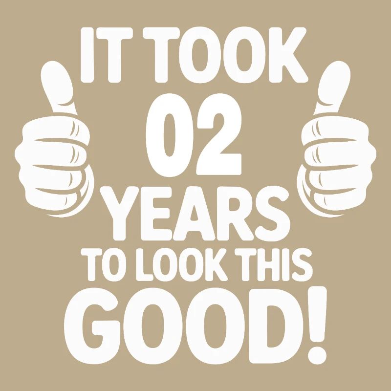 Conception de t-shirt de célébration du 2e anniversaire