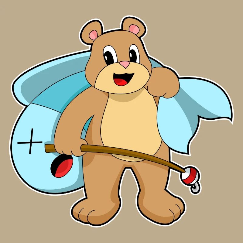 Canne à pêche à ours