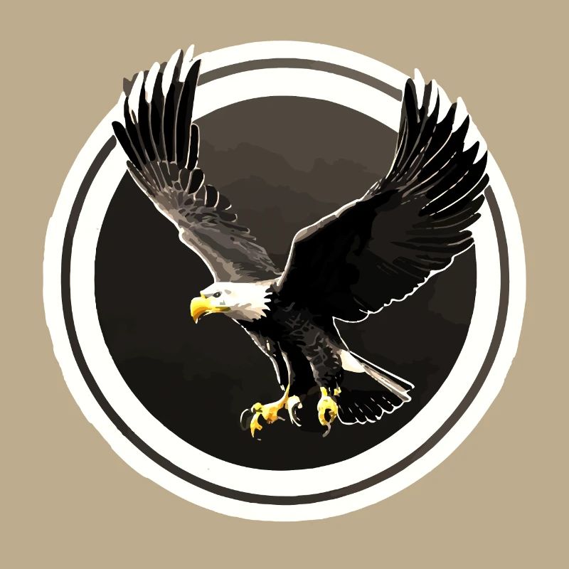 Logo Eagle en rond