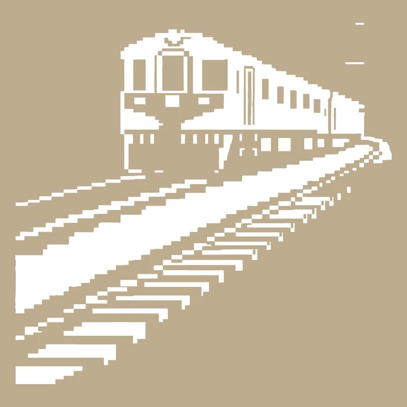 Eisenbahn Pixelkunst