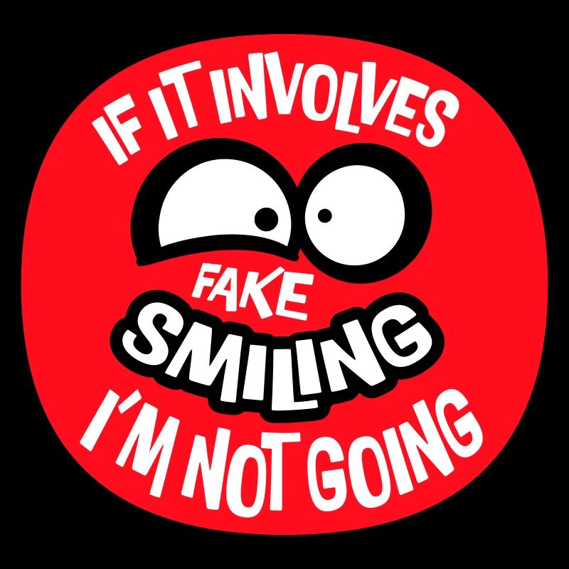 S’il s’agit d’un faux sourire, je ne vais pas le dire
