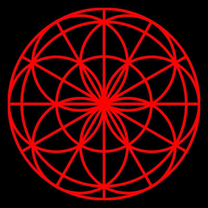 Mandala Spirit light red