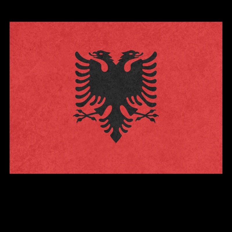 Albanie design motif drapeau idée cadeau cool