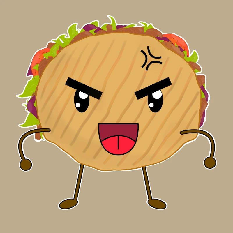 Süßer Knuffiger Döner Lustig