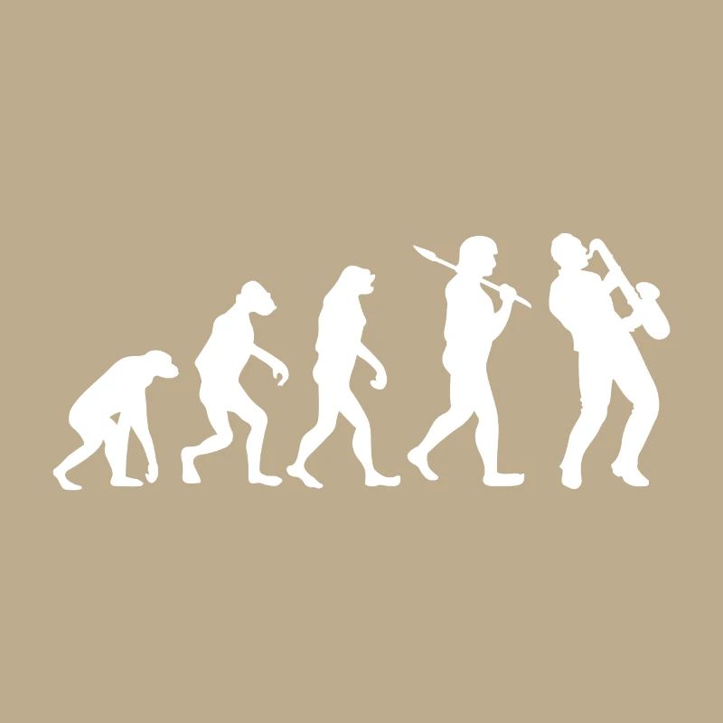 Evolution Saxofon Geschenk Musik Saxophon