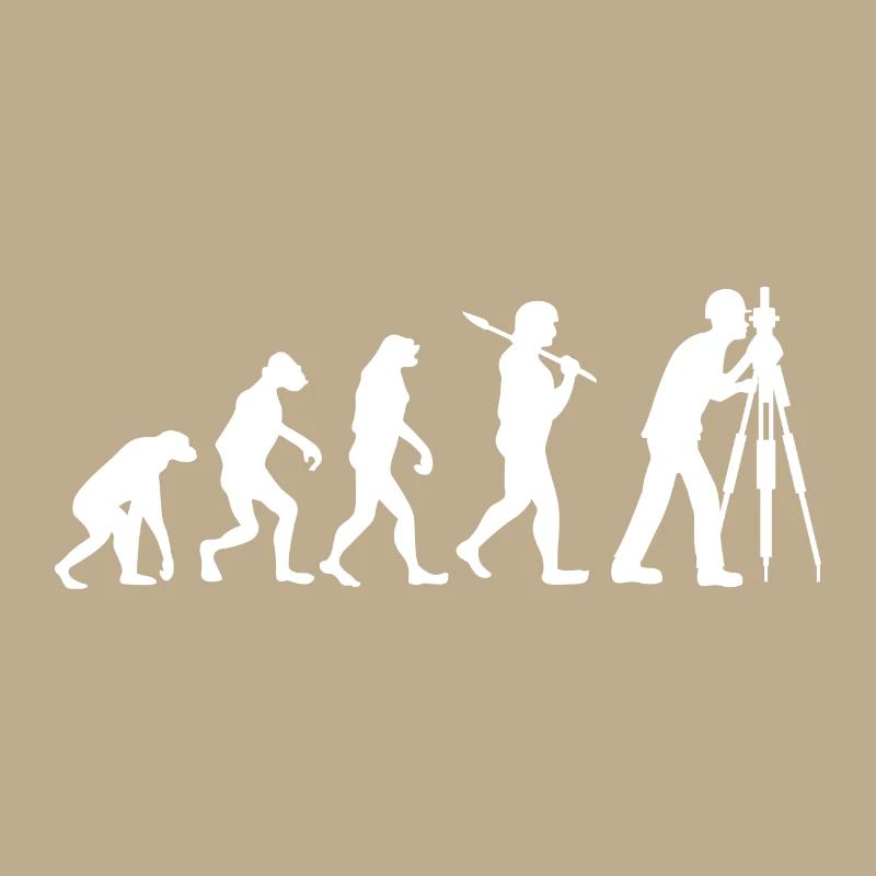 Evolution engineer surveying gift profession