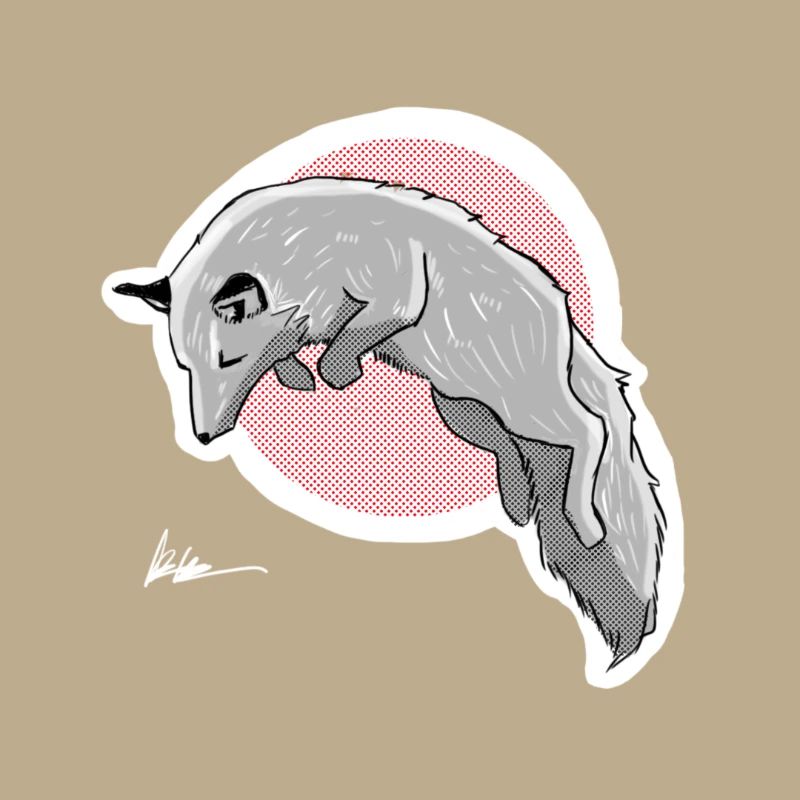 Jagd Schneefuchs