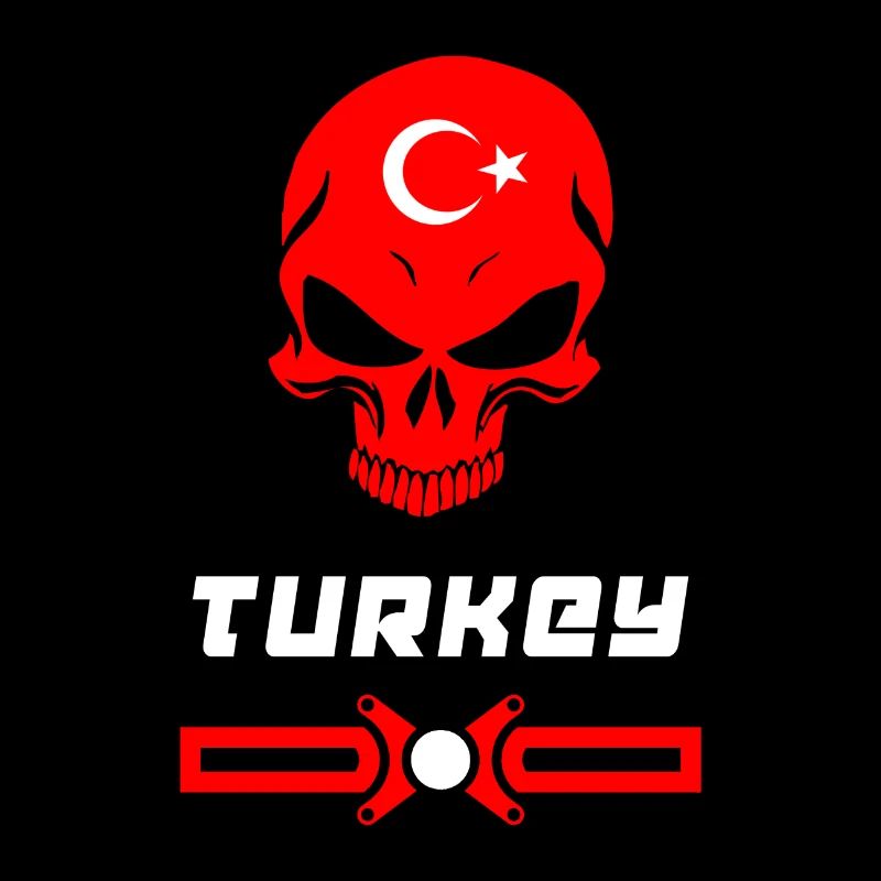 Turkey skull design