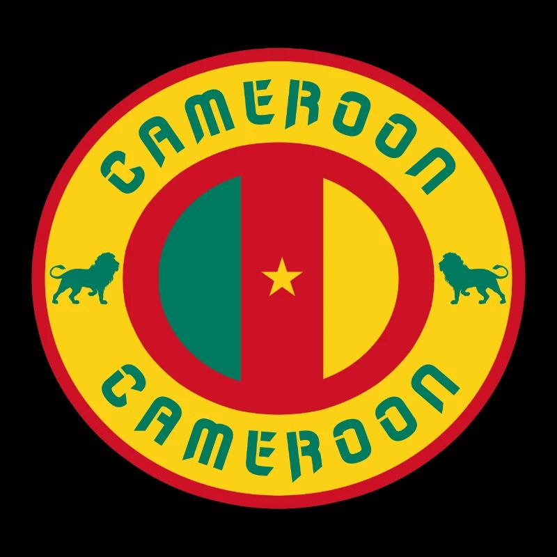 Cameroon vintage circle / gift idea