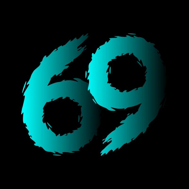 69 numéro de symbole soixante neuf