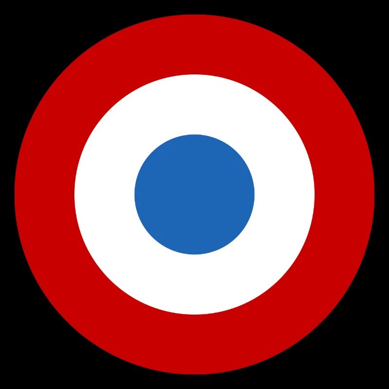 Luftwaffenaufkleber Roundel Frankreich Luftarmée
