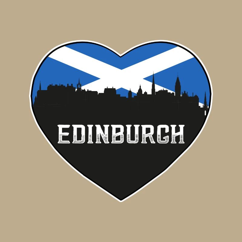 Édimbourg Ecosse Skyline Souvenir Drapeau écossais