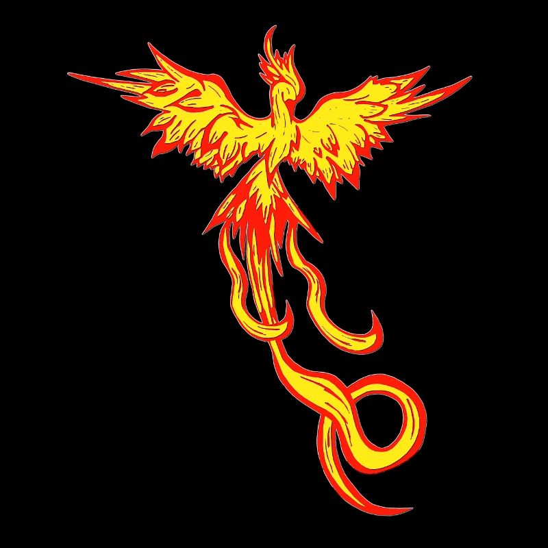 Feuervogel, fliegendes feuerwesen seite