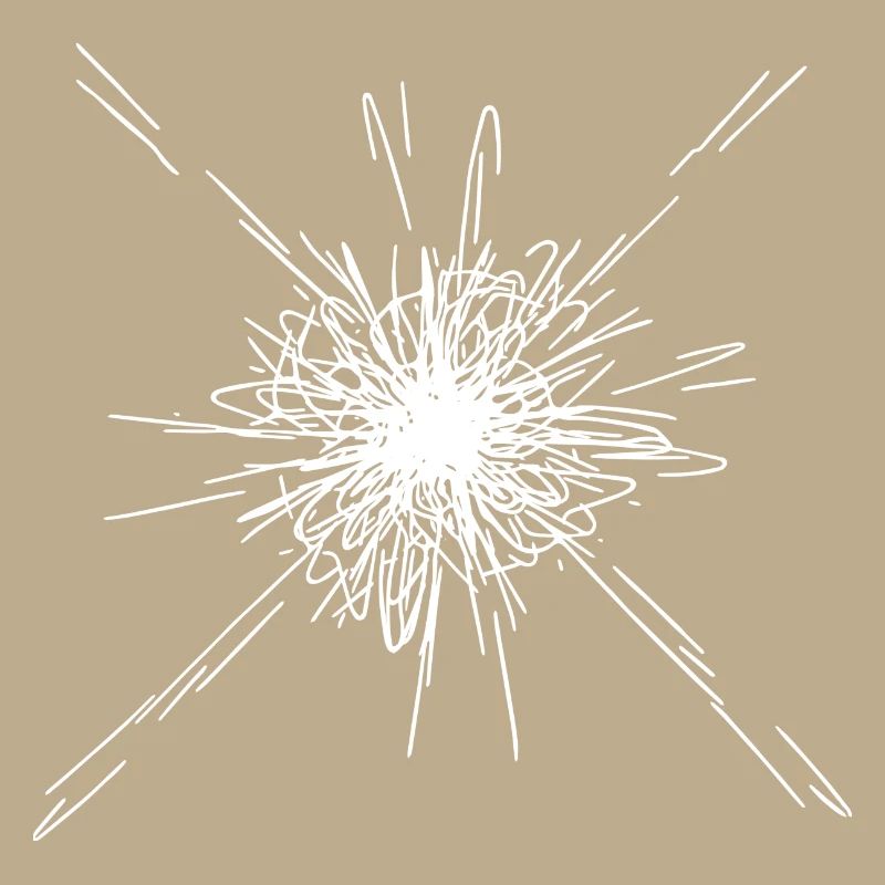 Mandala Explosion Lines Pattern