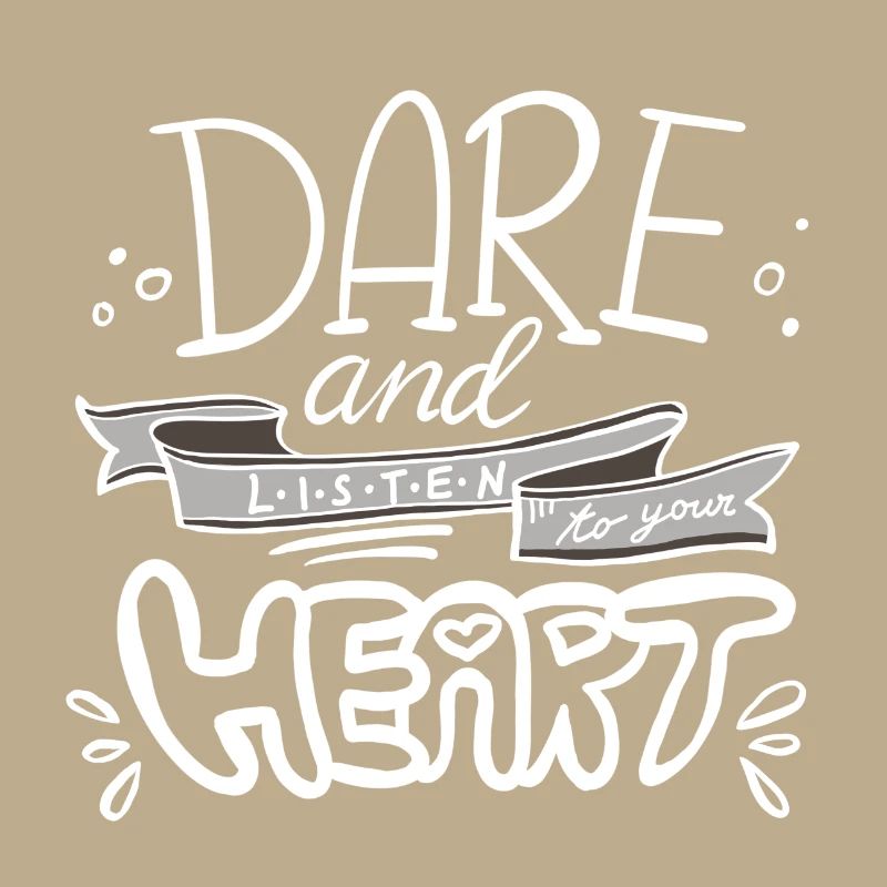 Message de motivation à la main