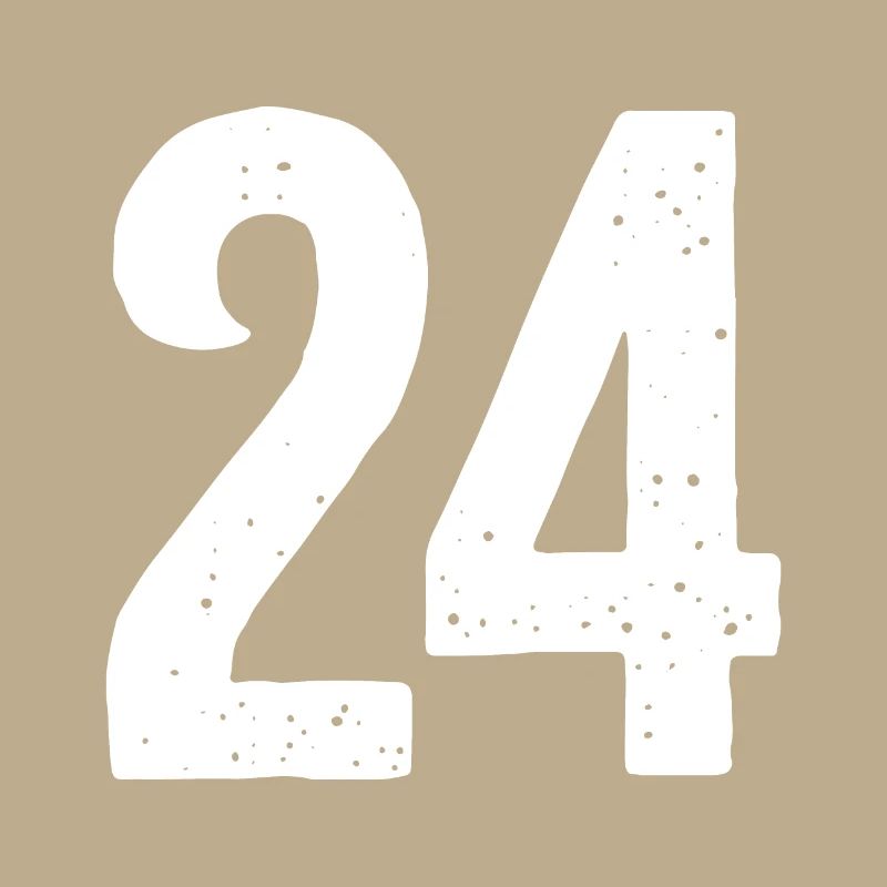 24 Numéros Blanc