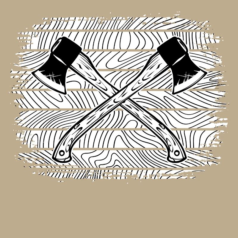 hache, bûcheron, menuiserie, menuiserie, menuiserie, forestier,