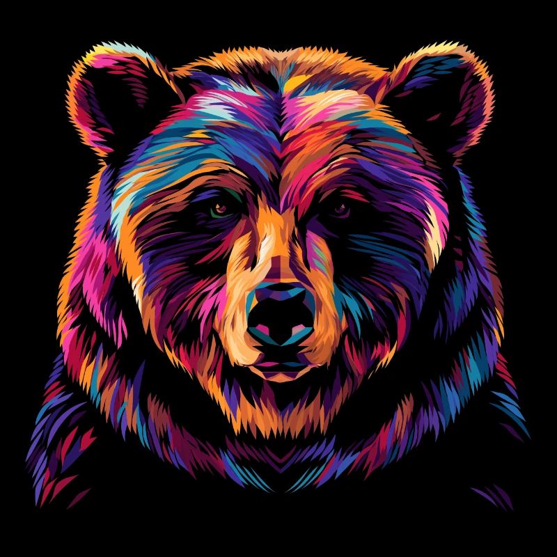 Bunte Bär Illustration