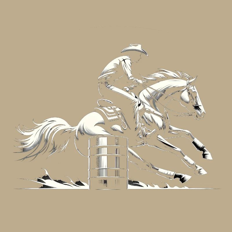 Barrel Racing Dynamism