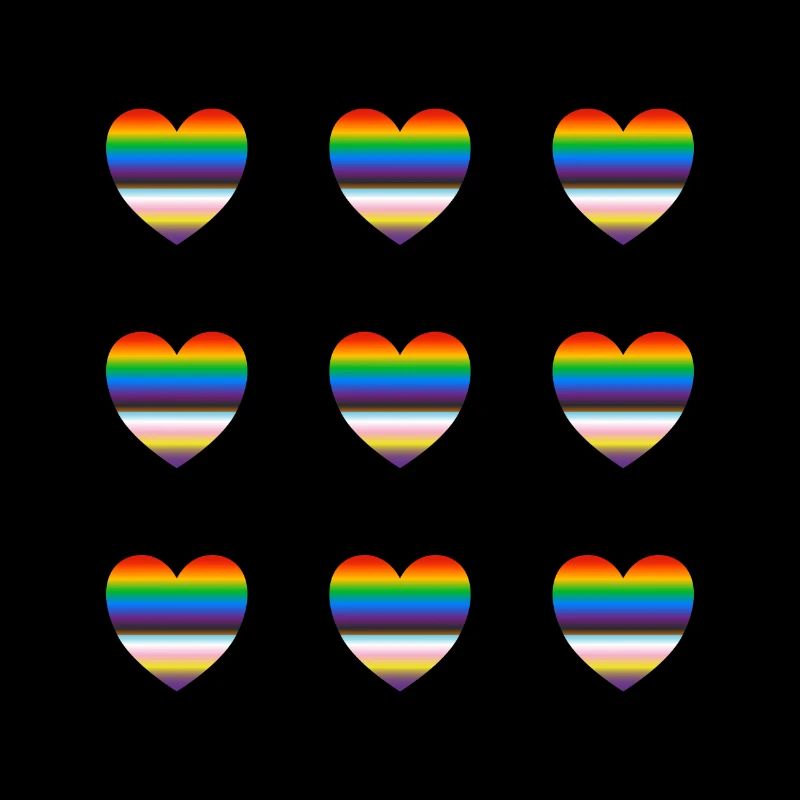 Inklusives Pride-Herz