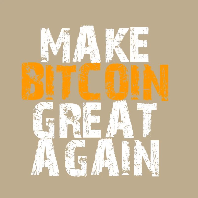 Make Bitcoin Great Again Conception motivante