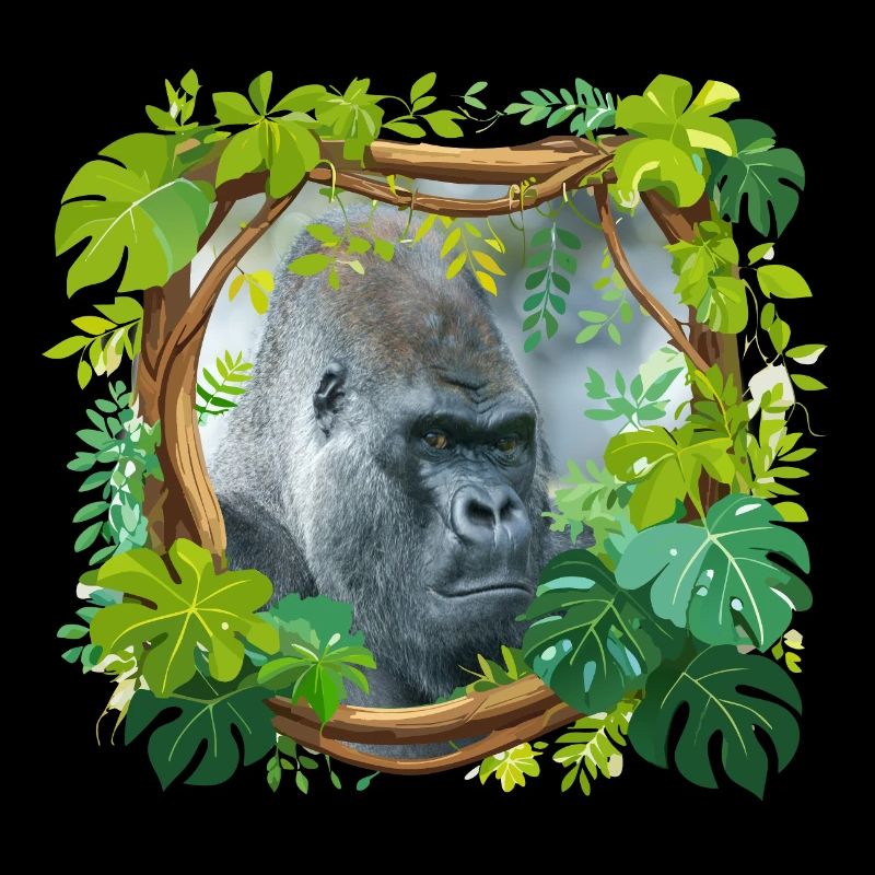 A Silverback in the Green