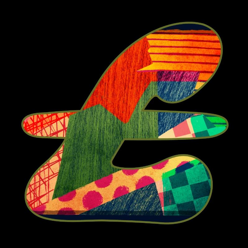 Abstract Pattern in Vivid Colors