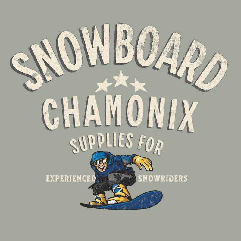 Chamonix snowboarding