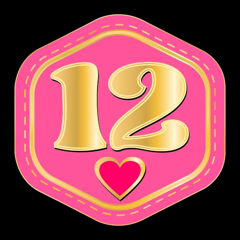 12th Birthday - Number Twelve