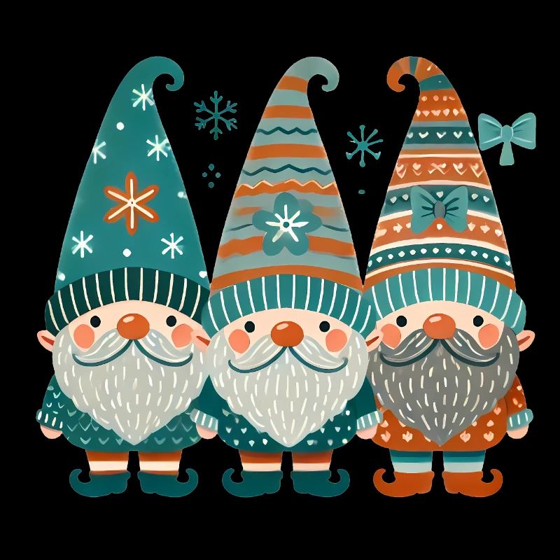 Santas Squad Festive Gnome Trio