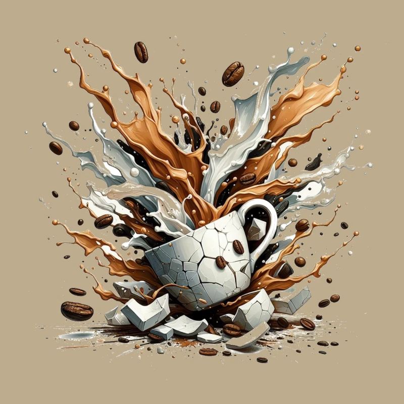 Exploded Coffee - 100% Caffeine