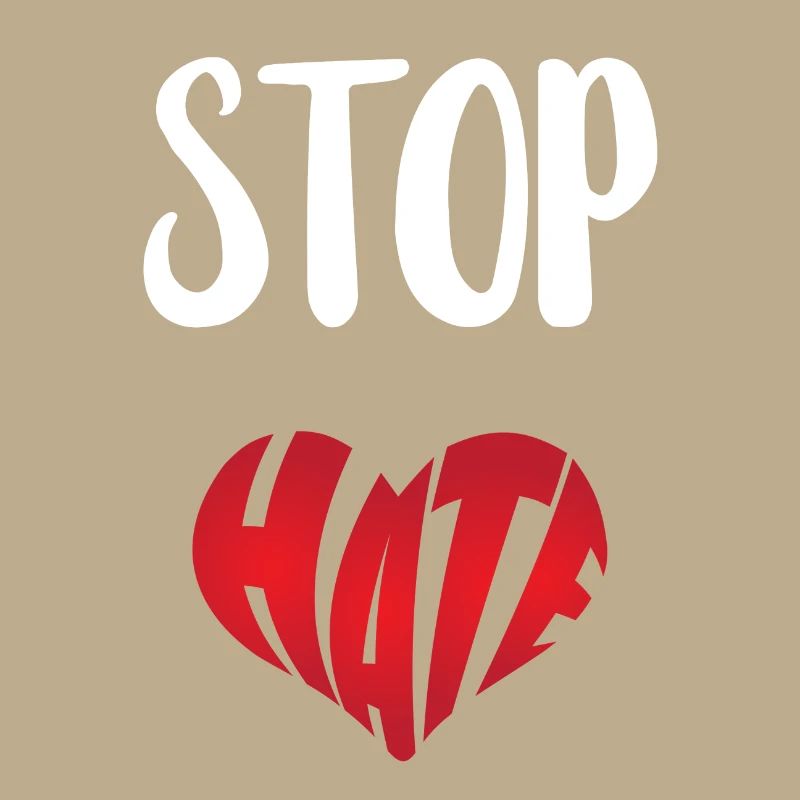 No Hate Dislike Stop Hate Anti Hate