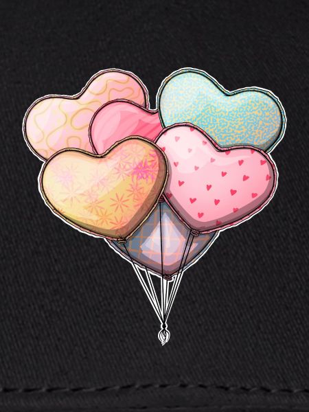 Heart shaped balloons