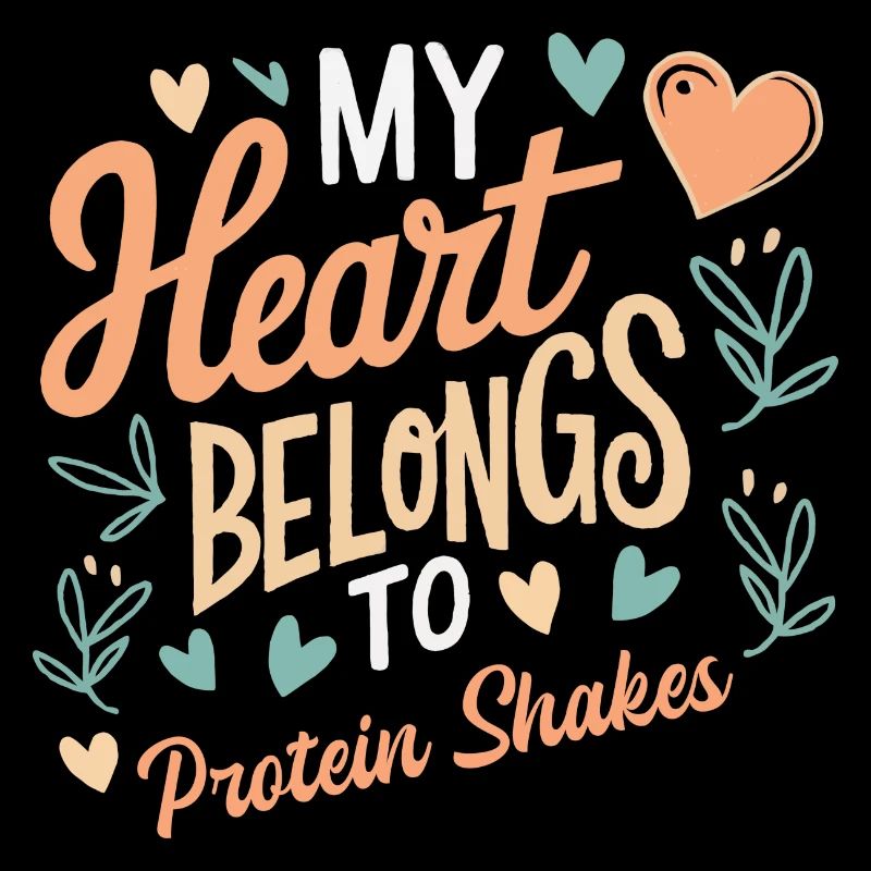 Mein Herz gehört den Proteinshakes