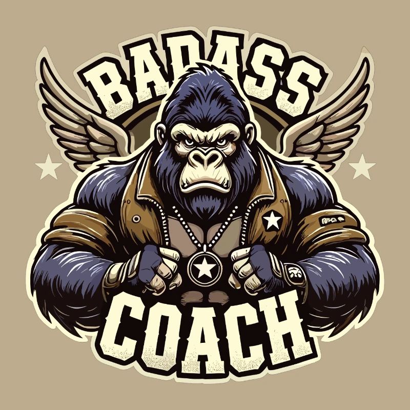 Badass Trainer Coach Gorilla Gift