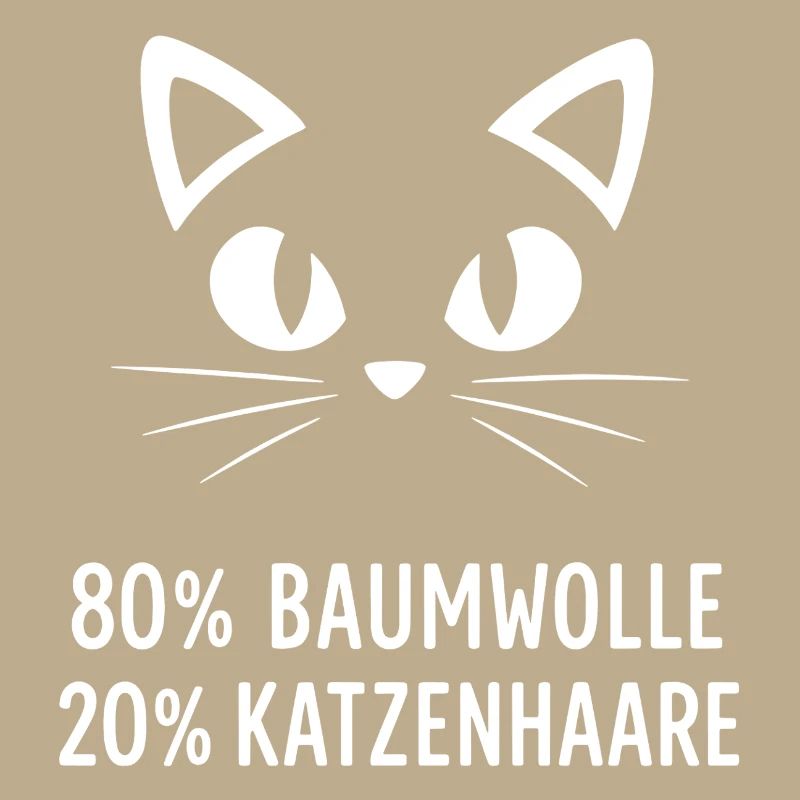 80 % coton 20 % poils de chat